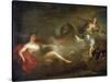 Jupiter, Juno and Io, 1710s-Jean-Marc Nattier-Stretched Canvas