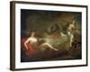 Jupiter, Juno and Io, 1710s-Jean-Marc Nattier-Framed Giclee Print