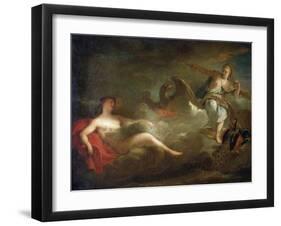 Jupiter, Juno and Io, 1710s-Jean-Marc Nattier-Framed Giclee Print