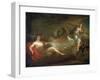 Jupiter, Juno and Io, 1710s-Jean-Marc Nattier-Framed Giclee Print