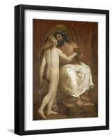 Jupiter Kissing Ganymede, 1760-Anton Raphael Mengs-Framed Giclee Print