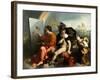 Jupiter, Mercury and the Virtue (Jupiter Painting Butterflie)-Dosso Dossi-Framed Giclee Print