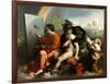 Jupiter, Mercury and the Virtue (Jupiter Painting Butterflie)-Dosso Dossi-Framed Giclee Print