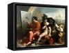 Jupiter, Mercury and the Virtue (Jupiter Painting Butterflie)-Dosso Dossi-Framed Stretched Canvas