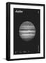 Jupiter : Minimal Planets Datas, 2023 (Digital)-Florent Bodart-Framed Giclee Print
