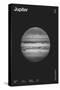 Jupiter : Minimal Planets Datas, 2023 (Digital)-Florent Bodart-Stretched Canvas