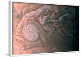 Jupiter Picture (NASA Juno Mission)-null-Framed Poster