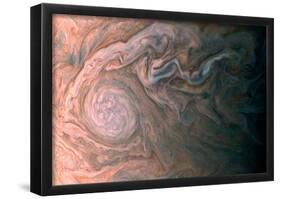 Jupiter Picture (NASA Juno Mission)-null-Framed Poster