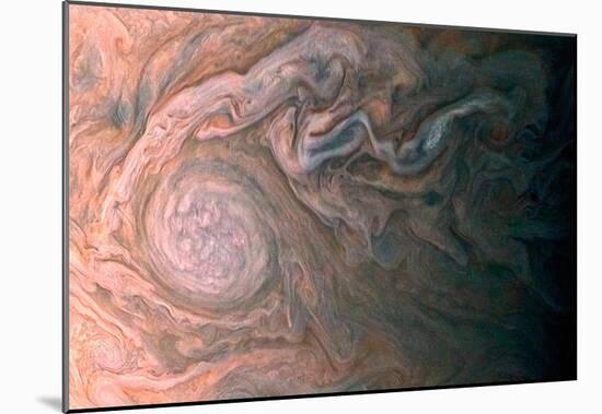Jupiter Picture (NASA Juno Mission)-null-Mounted Poster