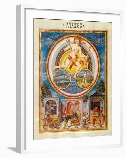 Jupiter, Roman God-Science Source-Framed Giclee Print