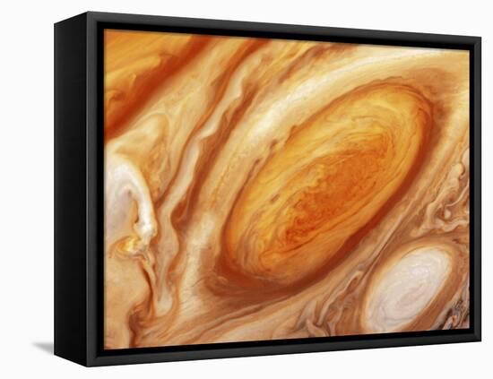 Jupiter's Great Red Spot-null-Framed Stretched Canvas