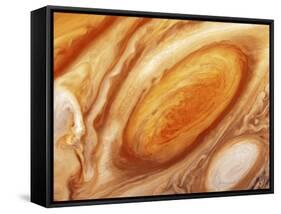 Jupiter's Great Red Spot-null-Framed Stretched Canvas