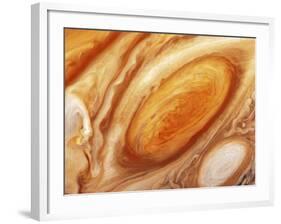 Jupiter's Great Red Spot-null-Framed Photographic Print