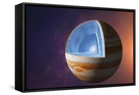 Jupiter's Interior-null-Framed Stretched Canvas