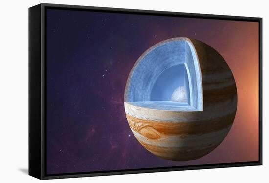 Jupiter's Interior-null-Framed Stretched Canvas