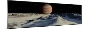 Jupiter's Large Moon, Europa, is Covered by a Thick Crust of Ice-Stocktrek Images-Mounted Photographic Print