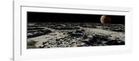 Jupiter's Moon, Europa, Covered by a Thick Crust of Ice-Stocktrek Images-Framed Photographic Print