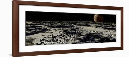 Jupiter's Moon, Europa, Covered by a Thick Crust of Ice-Stocktrek Images-Framed Photographic Print