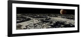 Jupiter's Moon, Europa, Covered by a Thick Crust of Ice-Stocktrek Images-Framed Photographic Print