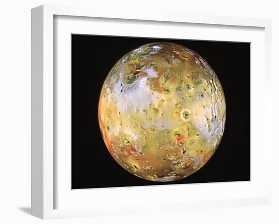 Jupiter's Moon Io Seen by Galileo-null-Framed Photographic Print