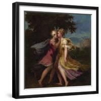 Jupiter Seducing Callisto, C. 1550-Andrea Schiavone-Framed Giclee Print