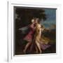 Jupiter Seducing Callisto, C. 1550-Andrea Schiavone-Framed Giclee Print