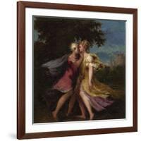 Jupiter Seducing Callisto, C. 1550-Andrea Schiavone-Framed Giclee Print