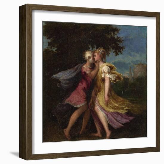 Jupiter Seducing Callisto, C. 1550-Andrea Schiavone-Framed Giclee Print