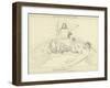 Jupiter Sending the Evil Dream to Agamemnon-John Flaxman-Framed Giclee Print