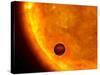 Jupiter-Sized Planet Passing in Front of its Parent Star-Stocktrek Images-Stretched Canvas