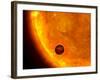 Jupiter-Sized Planet Passing in Front of its Parent Star-Stocktrek Images-Framed Photographic Print