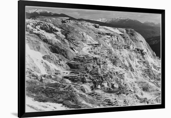 Jupiter Terrace Fountain Geyser Pool Yellowstone National Park Wyoming, 1933-1942-Ansel Adams-Framed Art Print