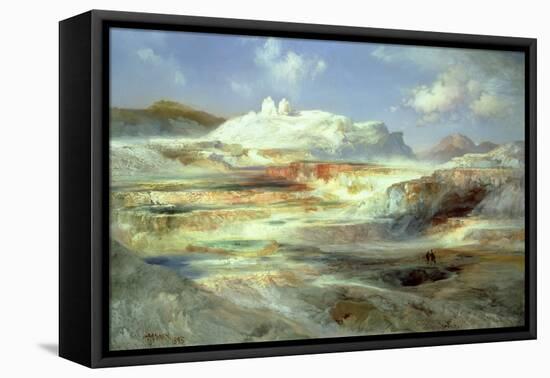 Jupiter Terrace, Yellowstone, 1893-Moran-Framed Stretched Canvas