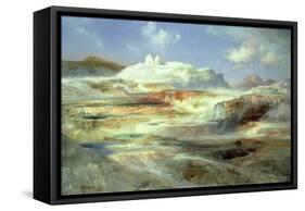 Jupiter Terrace, Yellowstone, 1893-Moran-Framed Stretched Canvas