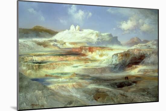 Jupiter Terrace, Yellowstone, 1893-Moran-Mounted Giclee Print