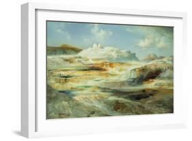 Jupiter Terrace, Yellowstone, 1893-Thomas Moran-Framed Giclee Print