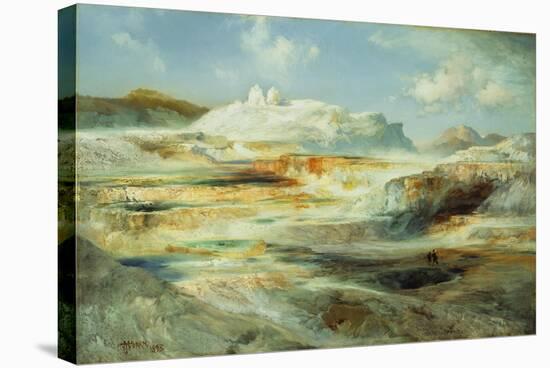 Jupiter Terrace, Yellowstone, 1893-Thomas Moran-Stretched Canvas