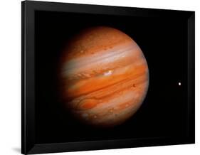 Jupiter & Two Moons-null-Framed Premium Photographic Print