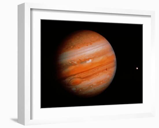 Jupiter & Two Moons-null-Framed Photographic Print