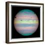 Jupiter with Moons And Their Shadows-null-Framed Premium Photographic Print