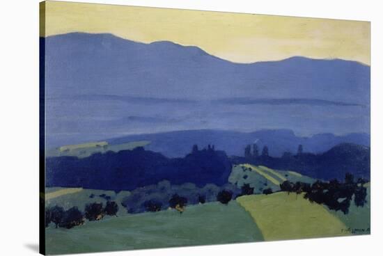 Jura Mountains landscape near Romanel. 1901-Felix Vallotton-Stretched Canvas