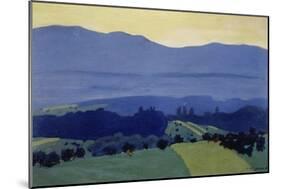 Jura Mountains landscape near Romanel. 1901-Felix Vallotton-Mounted Giclee Print