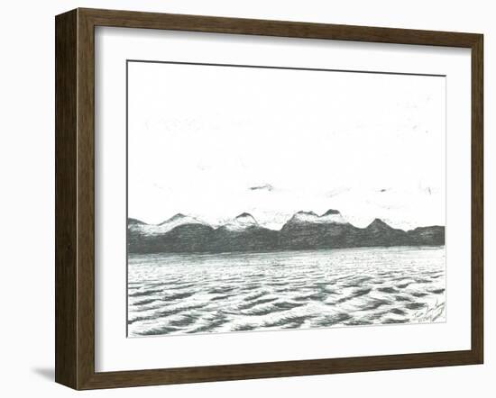 Jura scene from Ferry,2005,-Vincent Alexander Booth-Framed Giclee Print