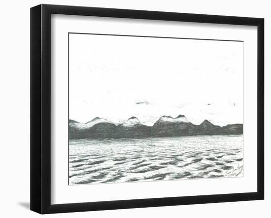 Jura scene from Ferry,2005,-Vincent Alexander Booth-Framed Giclee Print