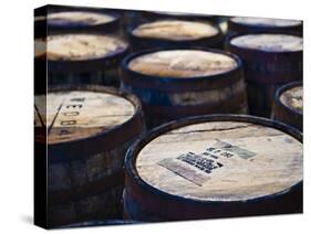 Jura Whisky Distillery Barrel Storage, Jura Island, Inner Hebrides, Scotland, UK, Europe-Andrew Stewart-Stretched Canvas