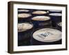 Jura Whisky Distillery Barrel Storage, Jura Island, Inner Hebrides, Scotland, UK, Europe-Andrew Stewart-Framed Photographic Print