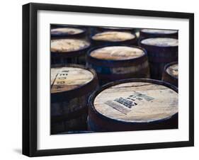 Jura Whisky Distillery Barrel Storage, Jura Island, Inner Hebrides, Scotland, UK, Europe-Andrew Stewart-Framed Photographic Print
