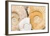 Jurassic Ammonite Fossils for Sale, Medina, Marrakech, Morocco-Nico Tondini-Framed Photographic Print