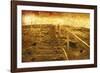 Jurassic Coastal Steps-Osaria Copperstone-Framed Giclee Print