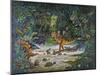 Jurassic Jungle-Bill Bell-Mounted Giclee Print